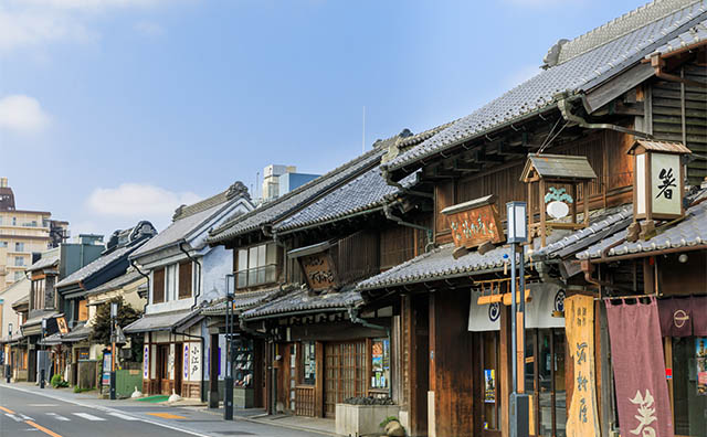 蔵造りの町並み