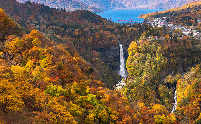 紅葉時期の華厳ノ滝