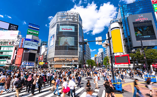 渋谷スクランブル交差点のイメージ