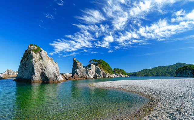 浄土ヶ浜のイメージ