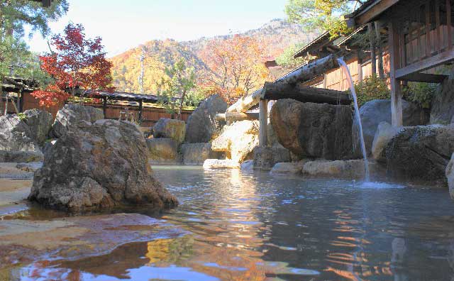 平湯館　大露天風呂のイメージ