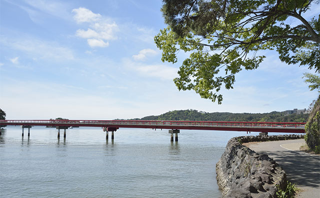 福浦島と福浦橋のイメージ