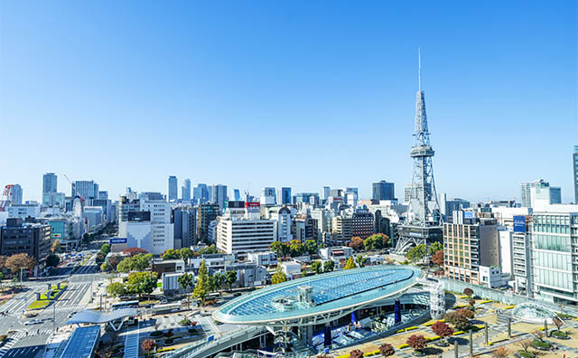 名古屋の街並み