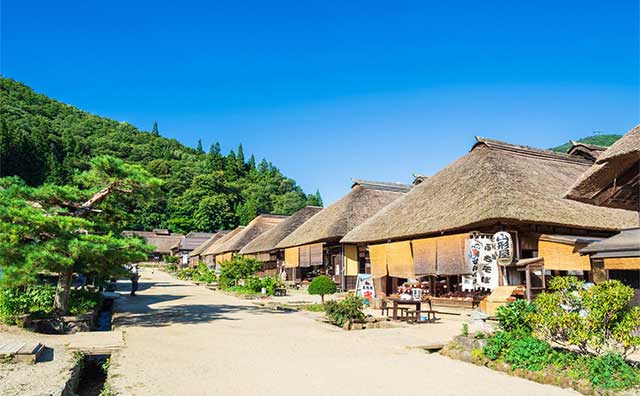人気観光スポット大内宿を訪れよう！江戸時代の街並みをそのまま体感のイメージ