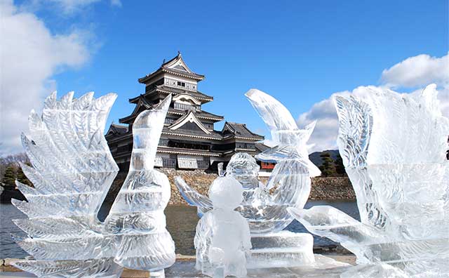 国宝松本城氷彫フェスティバルのイメージ