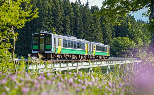 只見線の絶景スポットのイメージ