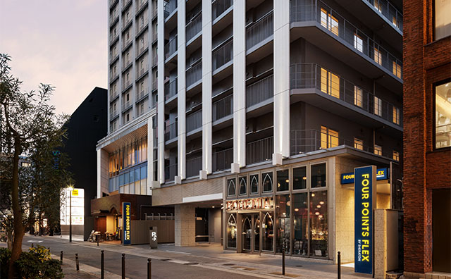 フォーポイント フレックス by シェラトン 大阪心斎橋　外観