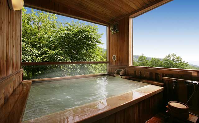 五感の湯つるや　有料貸切風呂「木の香の湯」のイメージ