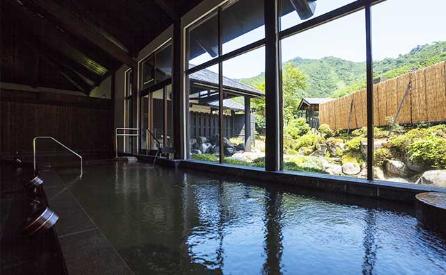 ryugon　温泉大浴場からの風景