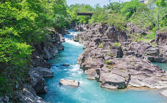 厳美渓（岩手県）
