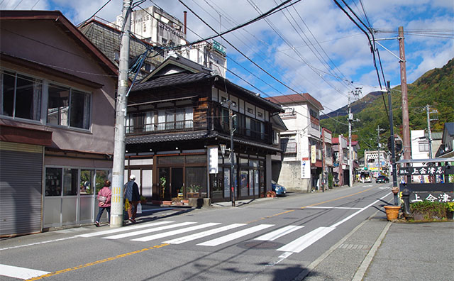 塩原温泉街