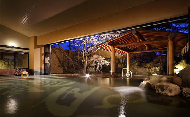 湯坊いちらく TENDO SPA&BREWERY 大浴場の一例