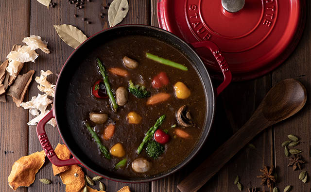 仙台味噌牛たんカレー（朝食）