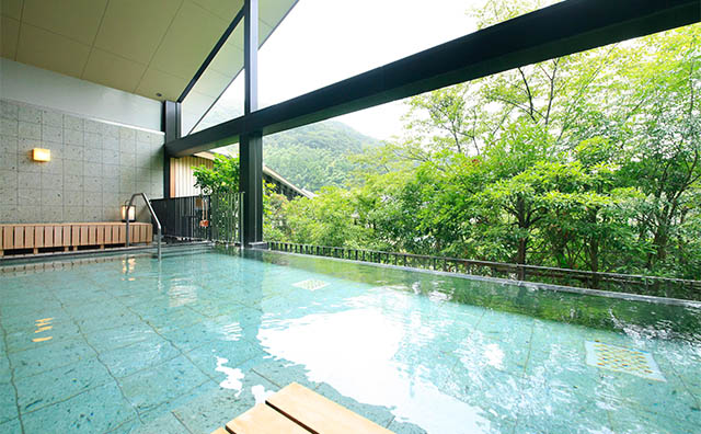 せせらぎの湯処／露天風呂の一例