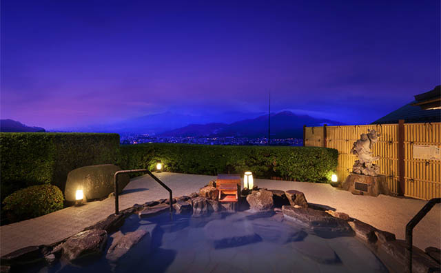 日本の宿 古窯　展望露天風呂