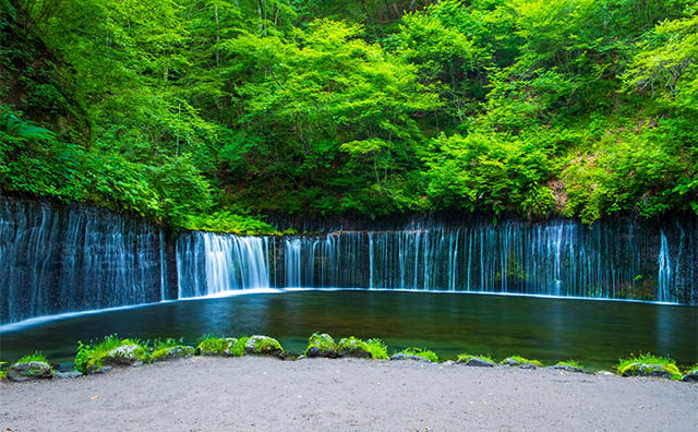 軽井沢 白糸の滝