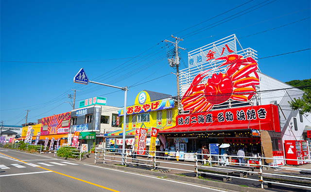 寺泊魚の市場通り