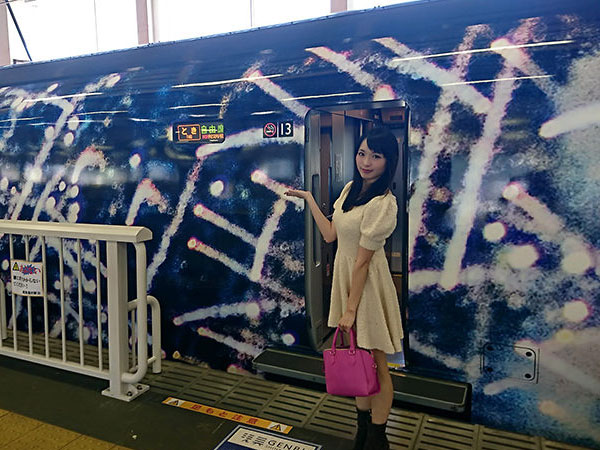 現美新幹線で現代アートを鑑賞！ 世界一速い美術館!?のイメージ