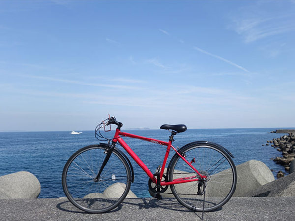 伊豆サイクリング旅。らくらくレンタサイクルで東伊豆を疾走のイメージ