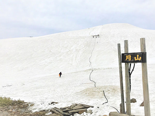 月山スキー場で春＆夏スキーを満喫！山形グルメと温泉ものイメージ