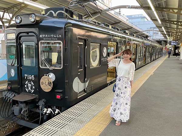 レールを走る鯛!?加太さかな線めでたいでんしゃ。和歌山市加太へのイメージ