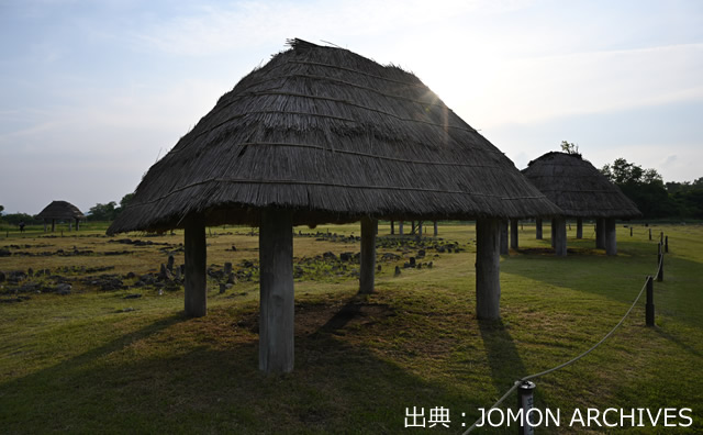 大湯環状列石　万座環状列石のイメージ　/ 出典：JOMON ARCHIVES