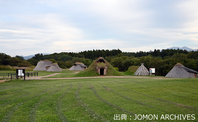 三内丸山遺跡のイメージ　/ 出典：JOMON ARCHIVES