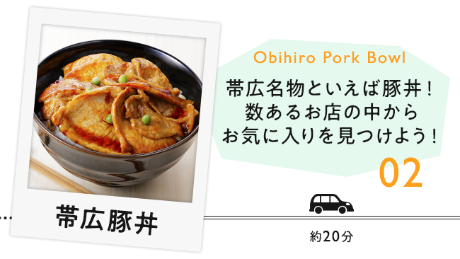 【02　帯広豚丼】帯広名物といえば豚丼！数あるお店の中からお気に入りを見つけよう！