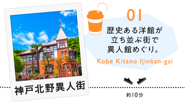 【01　神戸北野異人館】歴史のある洋館が立ち並ぶ街で異人館めぐり。