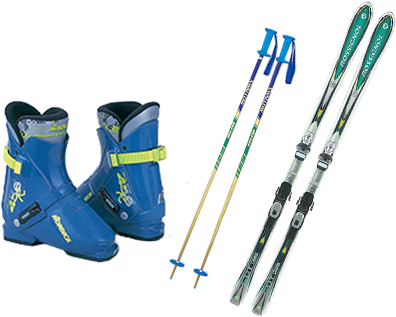 レンタルスキー3点セット