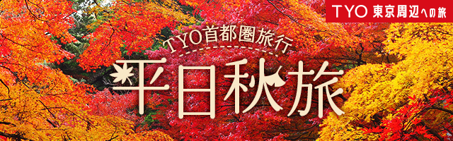 TYO東京周辺への旅　TYO首都圏旅行　平日秋旅