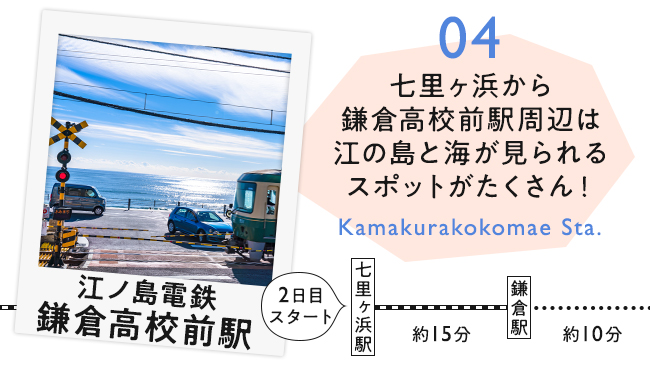江ノ島電鉄鎌倉高校前 のイメージ