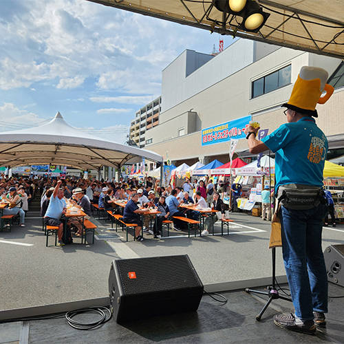 全国地ビールフェスティバルin一関のステージの様子