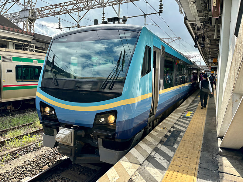 新しい観光列車「SATONO（さとの）」で郡山→喜多方への東北列車旅